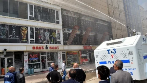 Hakkari Yüksekova'da Yangın Olayı