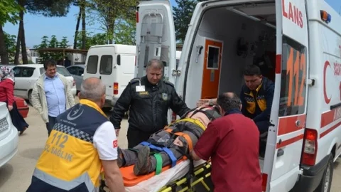 Fatsa'da Motosiklet Kazası