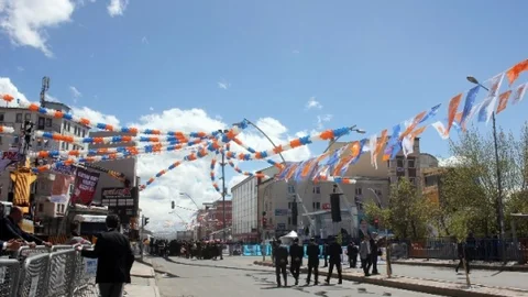 Ağrı'da Miting Hazırlıkları Tamamlandı