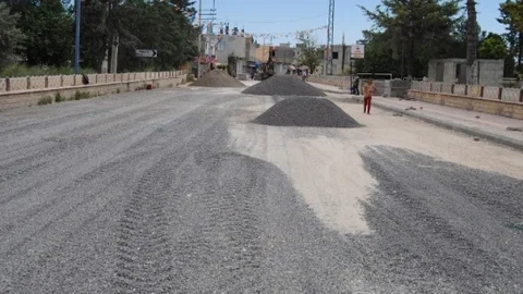 Birecik'te Üstyapı Çalışmaları Başladı