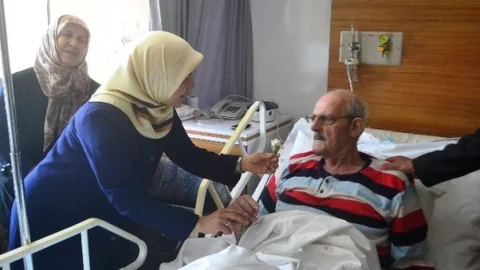 Konya'da Hastane Ziyaretleri Yapıldı