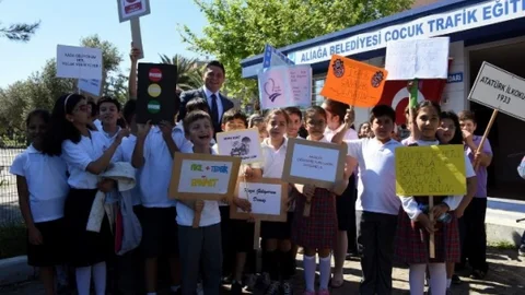 Aliağa'da Trafik Haftası Etkinlikleri Başladı