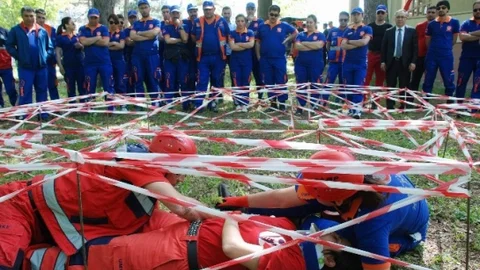 Tokat'ta Kurtarma Tatbikatı Yapıldı