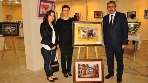 Nazilli'de Kağıt Rölyef Sergisi Açıldı