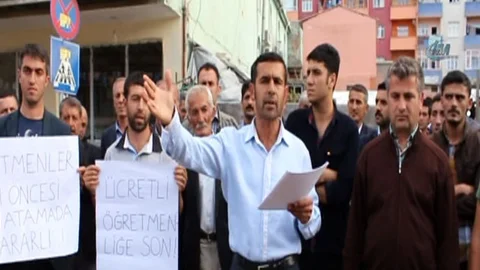 Batman'da Öğretmen Protestosu