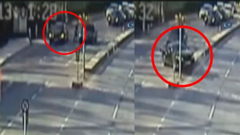 İstinye'de Cinayet Anı Güvenlik Kamerasında