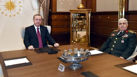 Cumhurbaşkanı Erdoğan'dan Genelkurmay Başkanı'na Ziyaret