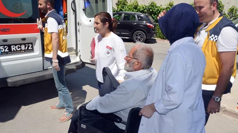 Ordu'da Camın Düşmesi Sonucu Yaralanma