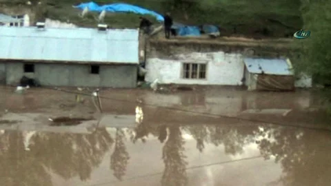 Iğdır Tuzluca'da Su Baskını Oluştu