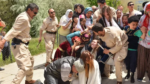 Kırım Tatar Sürgünü Canlandırması Eskişehir'de Yapıldı