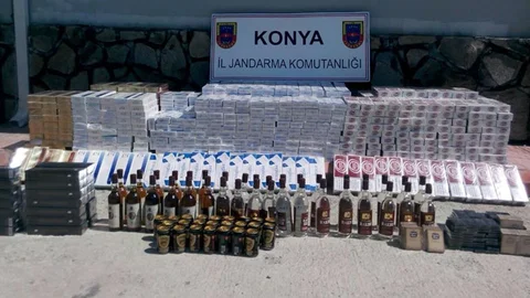 Ereğli'de Kaçak Sigara ve İçecek Ele Geçirildi