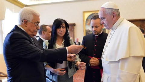 Papa Francis ve Abbas Görüştü