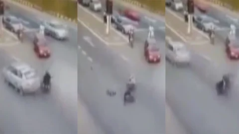 Kırmızı Işık İhlali Sonrası Büyük Tehlike