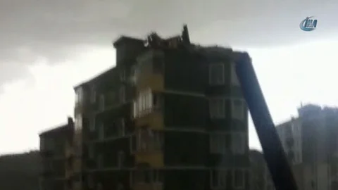 Yozgat'ta Şiddetli Rüzgar Zarar Verdi