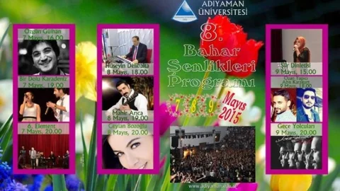 Adıyaman Üniversitesi Bahar Şenlikleri Açılıyor