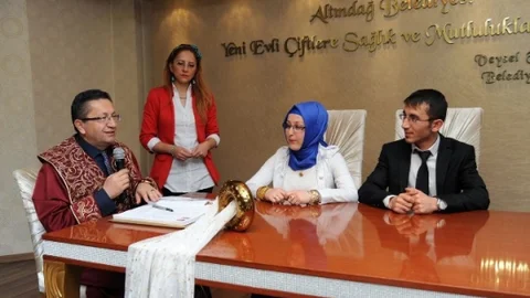 Altındağ'da 112 Çift Evlendi