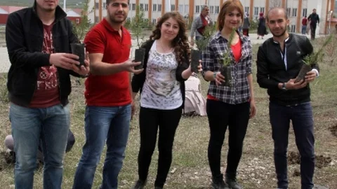 Ardahan'da Fidan Dikim Etkinliği