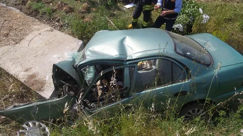 Samsun Bafra'da Trafik Kazası