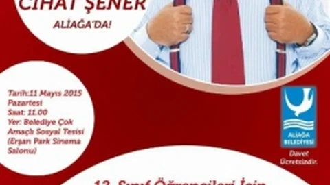 Cihat Şener Aliağa'da Öğrencilerle Buluşacak