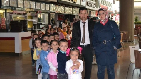 Kahramanmaraş'ta Miniklerin AVM Deneyimi