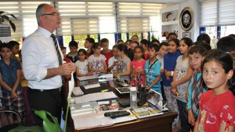 İncirliova'da Öğrencilerden Ziyaret