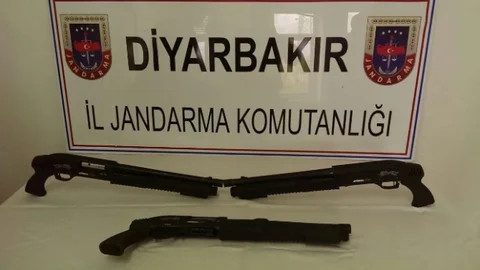 Diyarbakır'da Av Tüfeği Ele Geçirildi