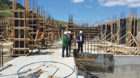 Karabük'te Meslek Lisesi İnşaatı Devam Ediyor