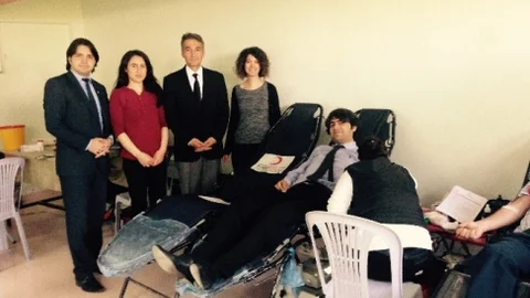 Yusuf Kenan Anadolu Lisesi'nde Kan Bağışı Etkinliği