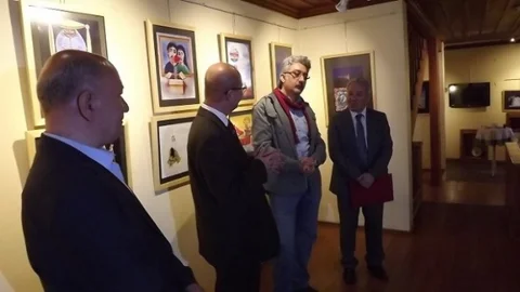 Eskişehir'de Barış Temalı Karikatür Sergisi