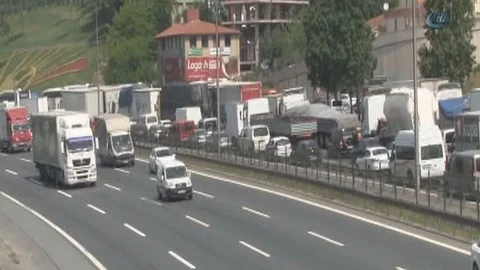 Fatih Sultan Mehmet Köprüsü'nde Kaza