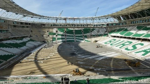 Bursa'da Yeni Stadyumda Sona Yaklaşıldı