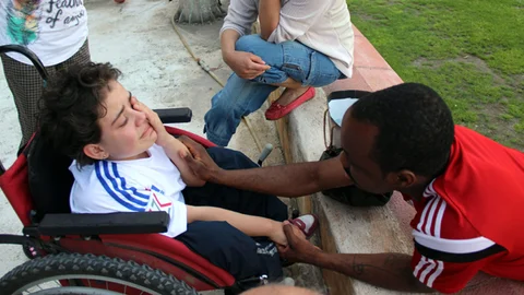 Karabükspor'un İdmanında Duygusal Anlar