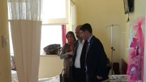 MHP Adayları Hasta Ziyaretinde Bulundu