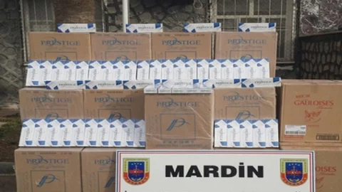 Mardin'de Kaçak Sigara Operasyonu