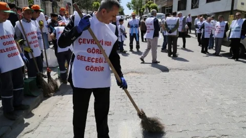 Beypazarı'nda Çevre Temizliği Etkinliği