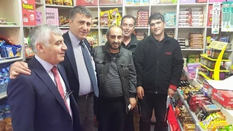 Ertürk Çimen Tortum'da Esnaf Ziyaretinde Bulundu