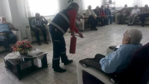 Balıkesir'de Huzur Evi Yangın Eğitimi