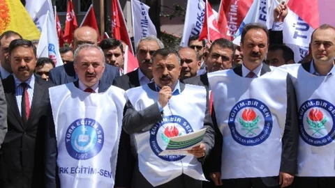 Giresun'da Eğitim Camiasından Tepki Gösterildi