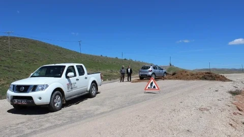 Yıldızeli'nde Grup Yolu Kapalı