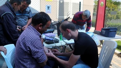 Erdemli Belediyesi'nde Sağlık Kontrolü