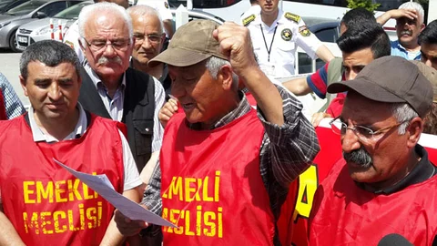 Emeklilerin Ankara Eylemi