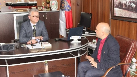 Tarihçi Yazar Uğurluel'den Emniyet Müdürü'ne Ziyaret