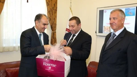 Isparta'da Denktaş Ziyareti