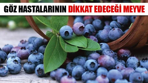 Yaban Mersini Göz Sağlığına İyi Geliyor