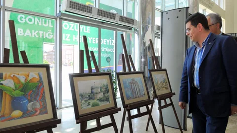 Kepez'de Resim Çalıştayı Tamamlandı