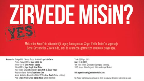 Genç Girişimciler Zirvesi Fatih Terim ile