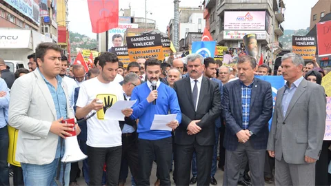 Zonguldak'ta Mursi İçin Eylem Yapıldı