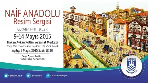 Bodrum'da "Naif Anadolu" Resim Sergisi