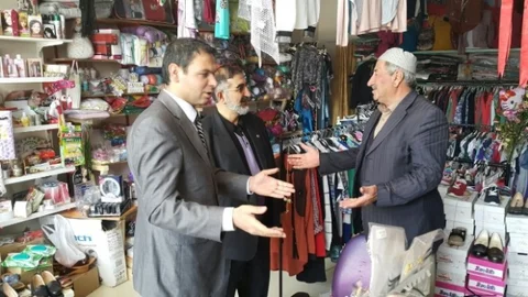 Gürpınar'da Saadet Partisi Ziyareti