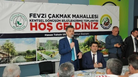 Gaziosmanpaşa'da Kentsel Dönüşüm Bilgilendirmesi